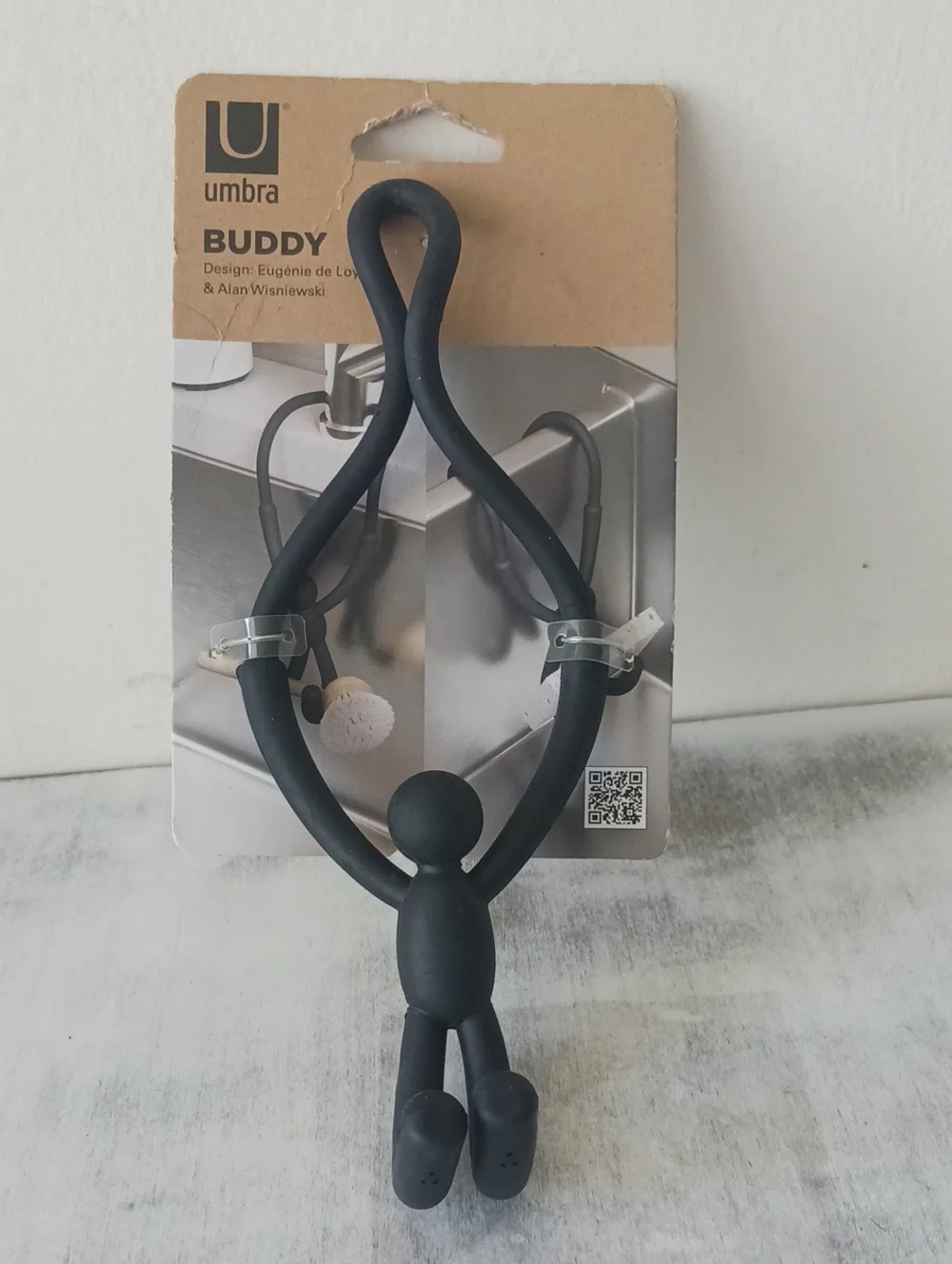 Umbra Buddy Hanging Hook - Black Silicone